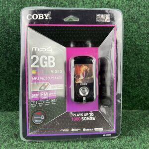 COBY MP4 2GB Video Player FM Tuner 2” MP3 Video Player NEW In Package